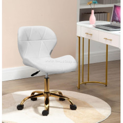 Fotoliu Activeshop QS-06G 150113 (White/Gold)