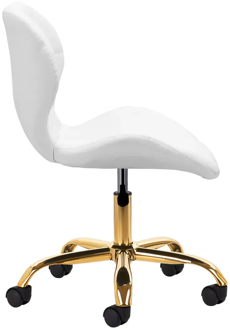 Fotoliu Activeshop QS-06G 150113 (White/Gold)