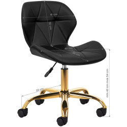 Кресло Activeshop QS-06G 150114 (Black/Gold) Thumb