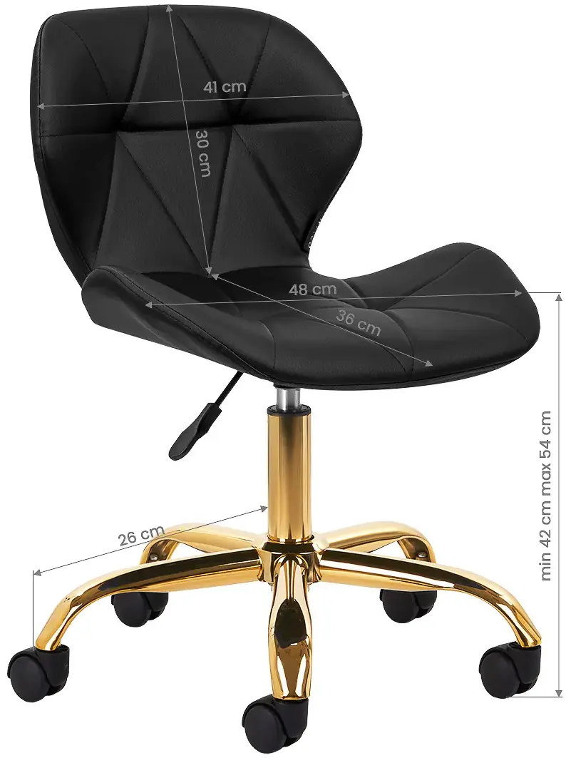 Кресло Activeshop QS-06G 150114 (Black/Gold)