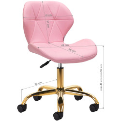 Fotoliu Activeshop QS-06G 150115 (Pink/Gold) Thumb