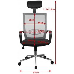 Fotoliu Akord OCF-9 (Red) Thumb