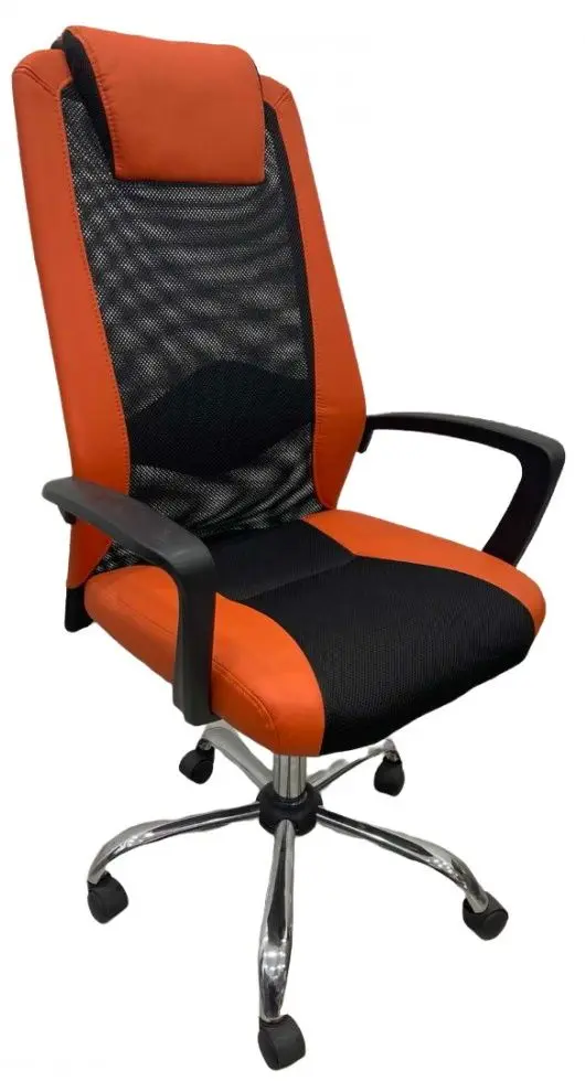 Fotoliu AMF Dakar Plus (Orange/Black/Chrome)