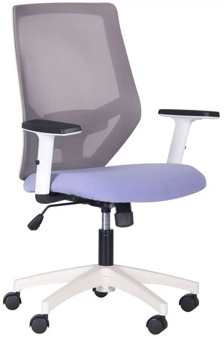 Кресло AMF Lead White (Lilac/Gray)