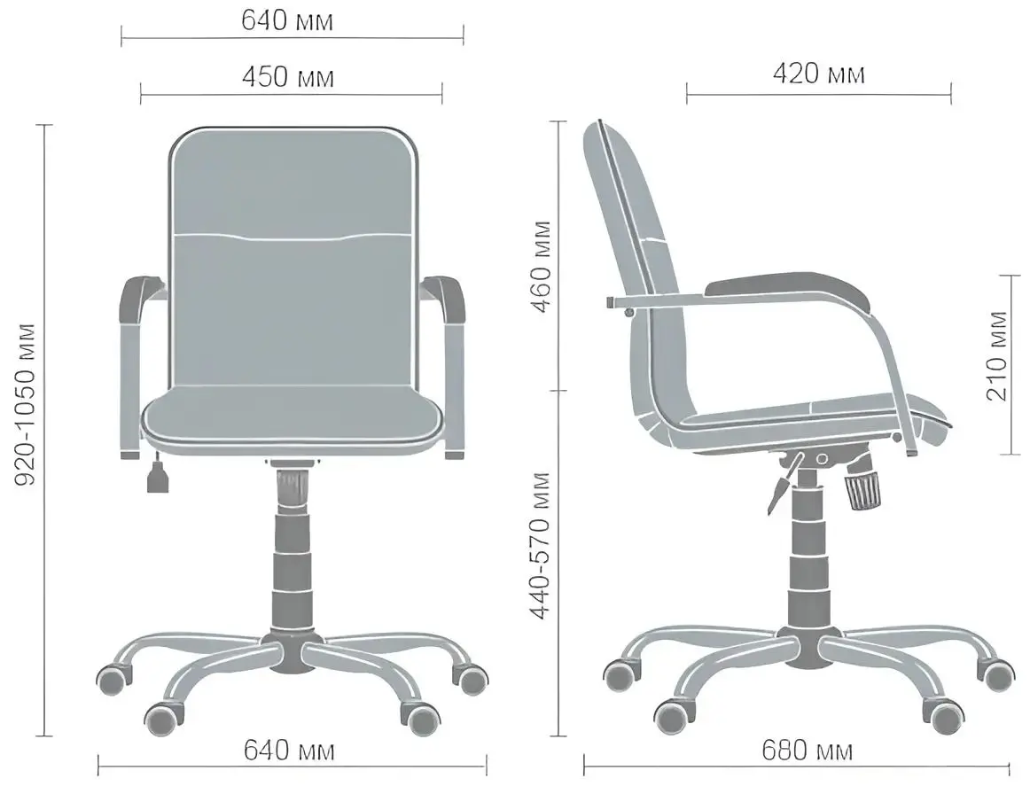 Fotoliu AMF Samba RC (Black/Chrome) - 9