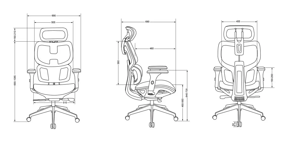 Fotoliu Antares Etonnant (Black)