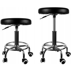 Tabureta de coafor Beautylushh SF23505 (Black) Thumb