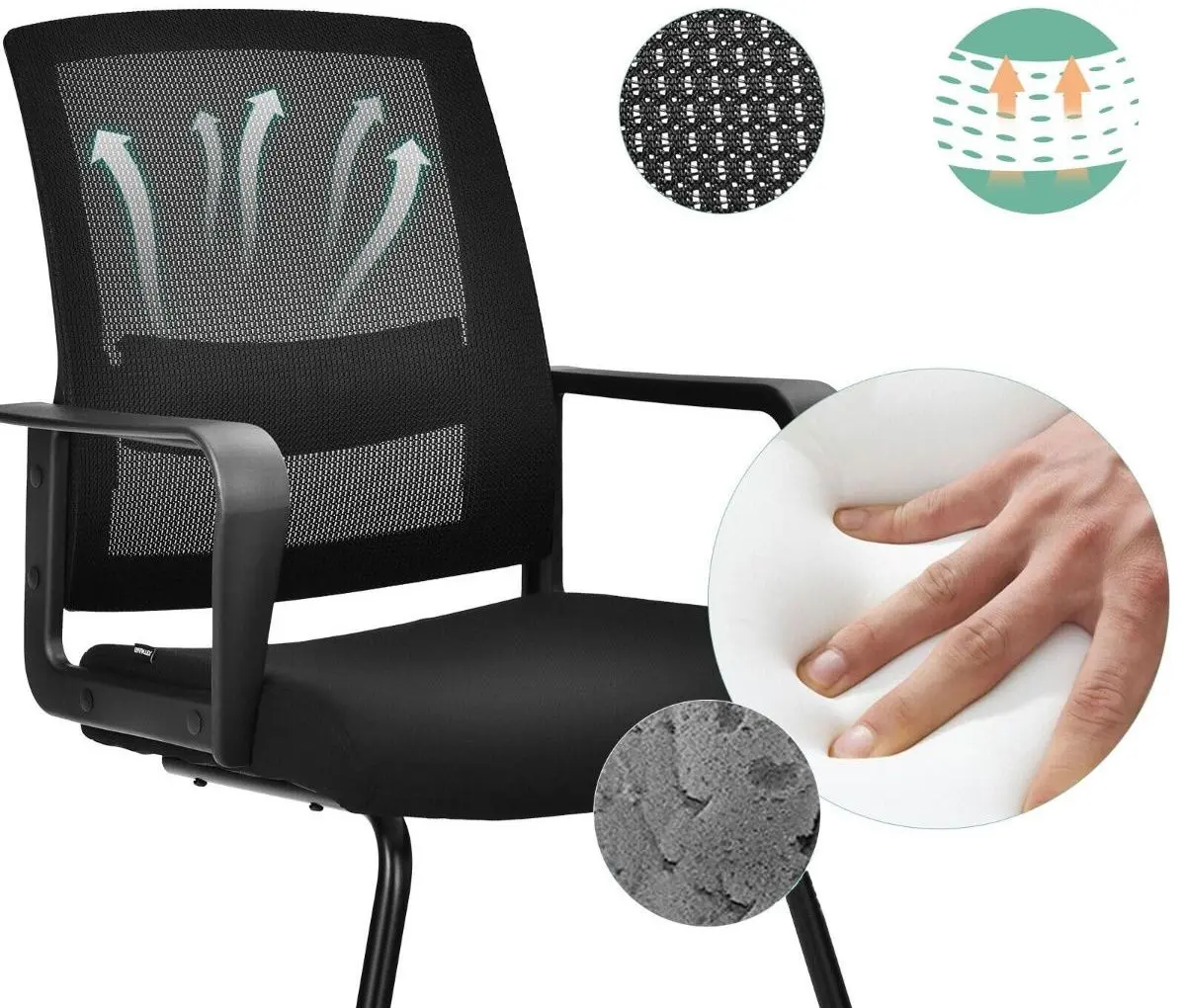 Fotoliu Costway CB10312BK-1 (Black)