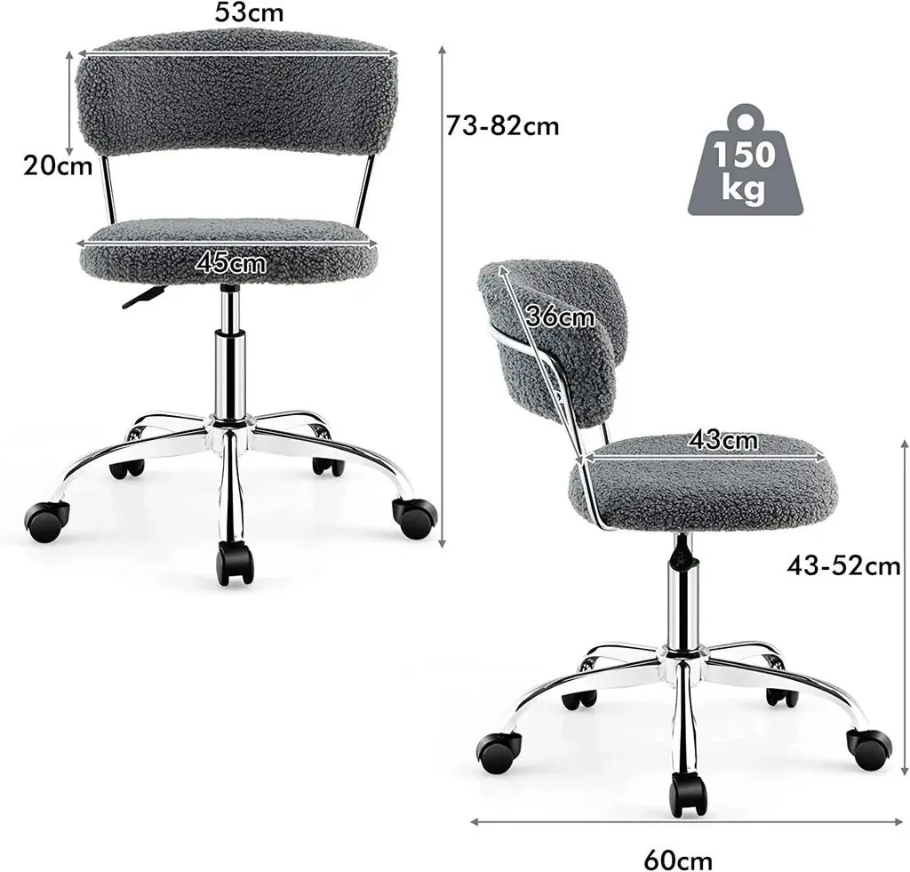 Кресло Costway CB10355GR (Gray)