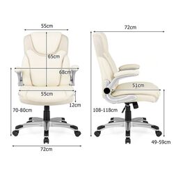 Fotoliu Costway CB10557WH (White) Thumb