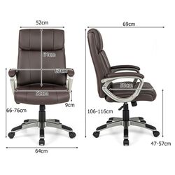 Fotoliu Costway CB10558CF (Brown) Thumb