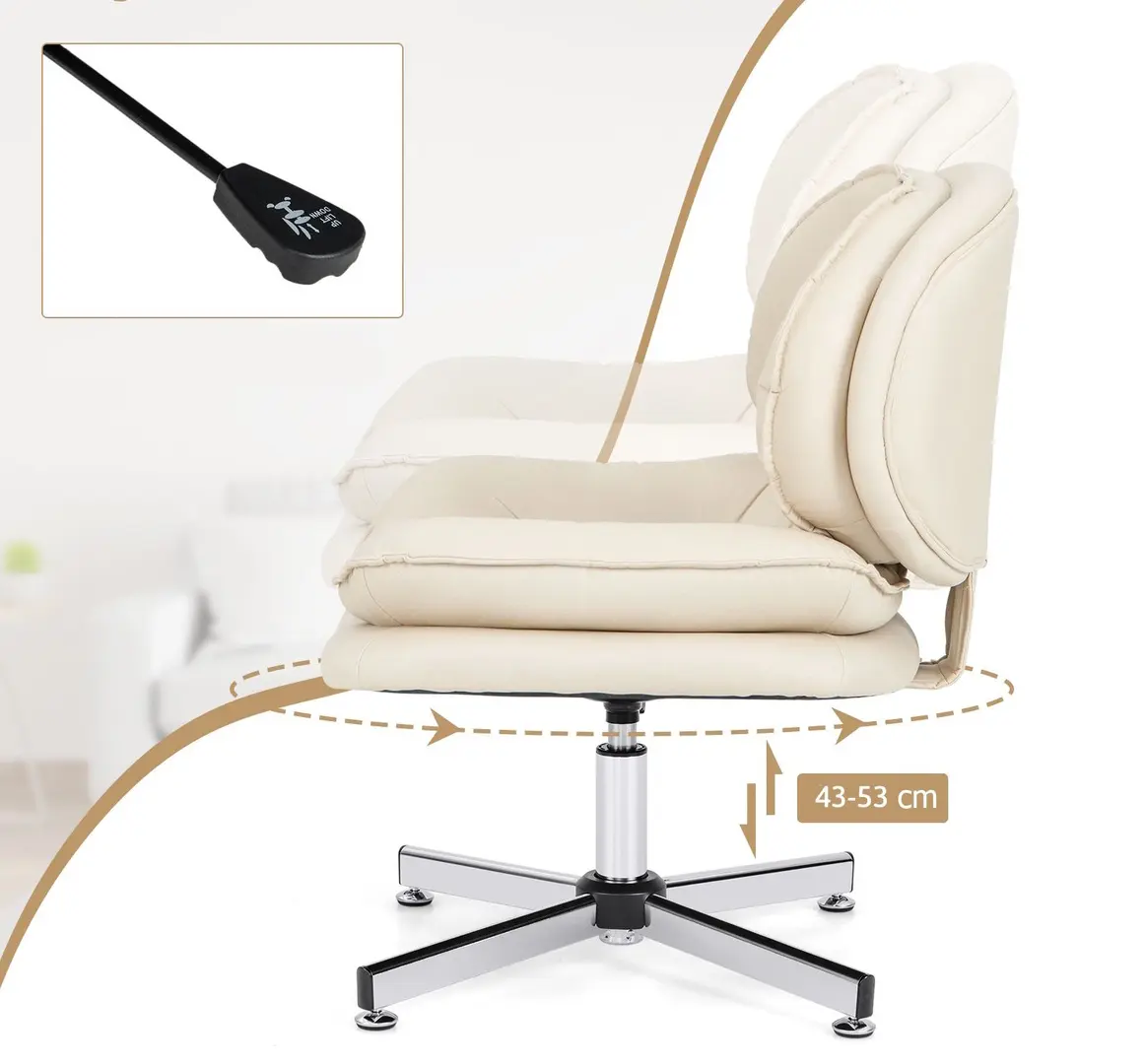 Fotoliu Costway CB10573BE (Beige)