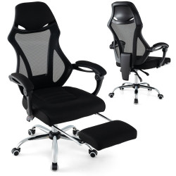 Fotoliu Costway CB10629DK (Black) Thumb