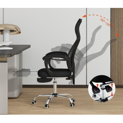 Fotoliu Costway CB10629DK (Black) Thumb