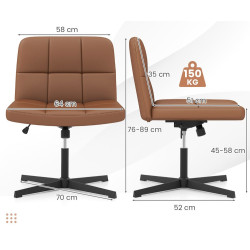 Fotoliu Costway CB10674CF (Brown) Thumb