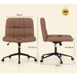 Кресло Costway CB10675CF (Brown) Thumb