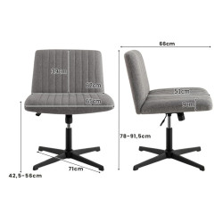 Кресло Costway CB10705GR (Grey) Thumb