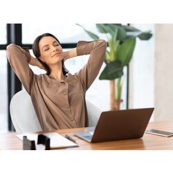 Fotoliu Costway JV11249WH (White) Thumb