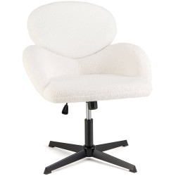 Fotoliu Costway JV11543WH (White) Thumb