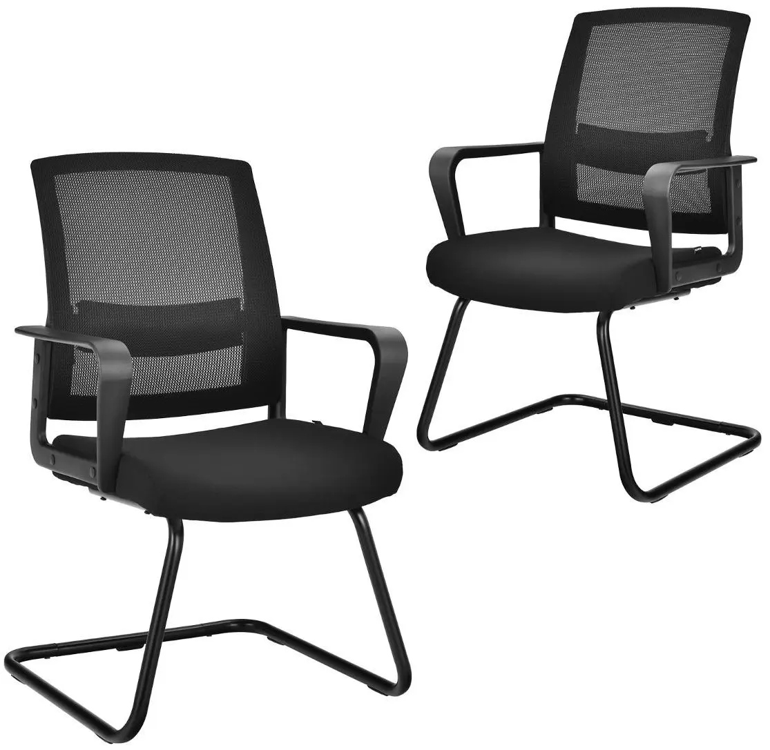 Set scaune Costway CB10312BK-2 (Black)