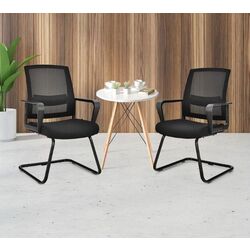 Set scaune Costway CB10312BK-2 (Black)