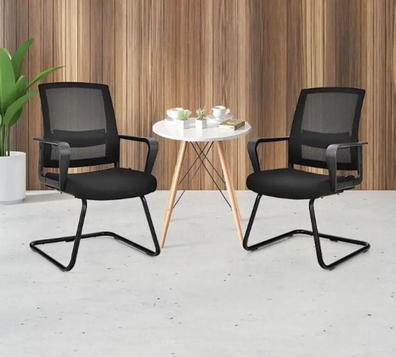 Set scaune Costway CB10312BK-2 (Black)