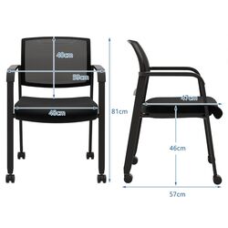 Set scaune Costway CB10543DK-2 (Black) Thumb