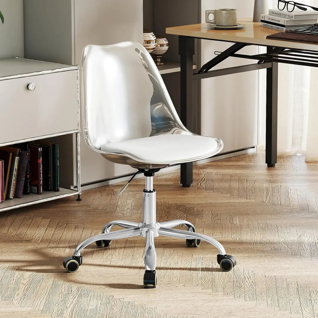 Офисное кресло Costway CB10898CL (Transparent/White)