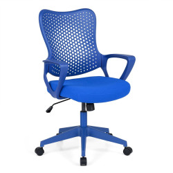 Офисное кресло Costway CB11002BL (Blue) Thumb