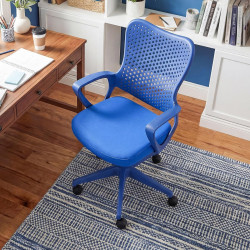 Офисное кресло Costway CB11002BL (Blue) Thumb
