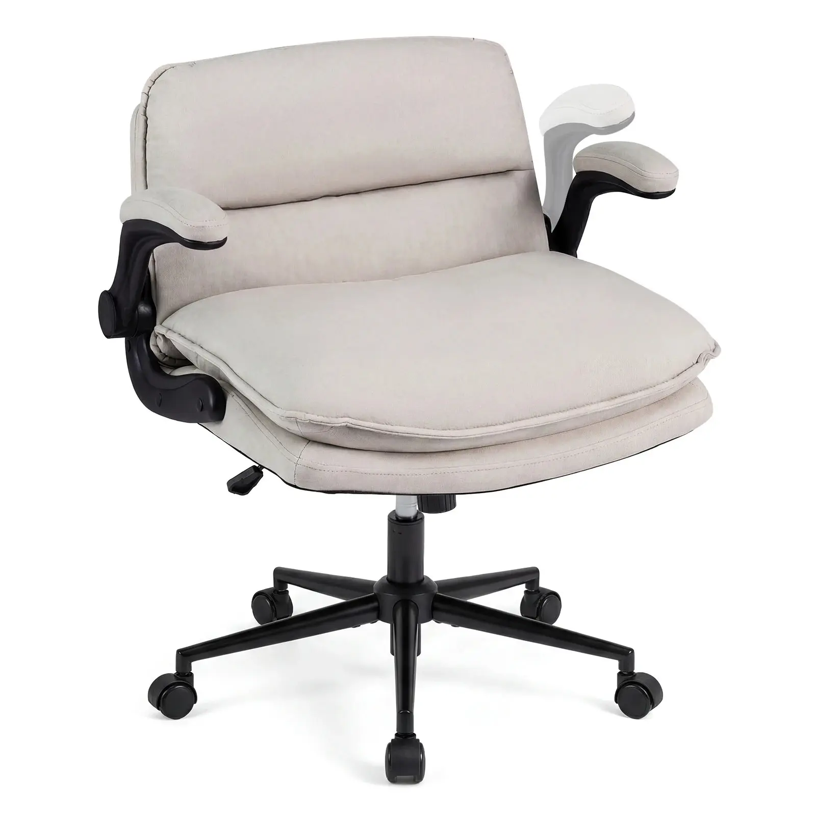 Офисное кресло Costway CB11173BE (Beige) - 2