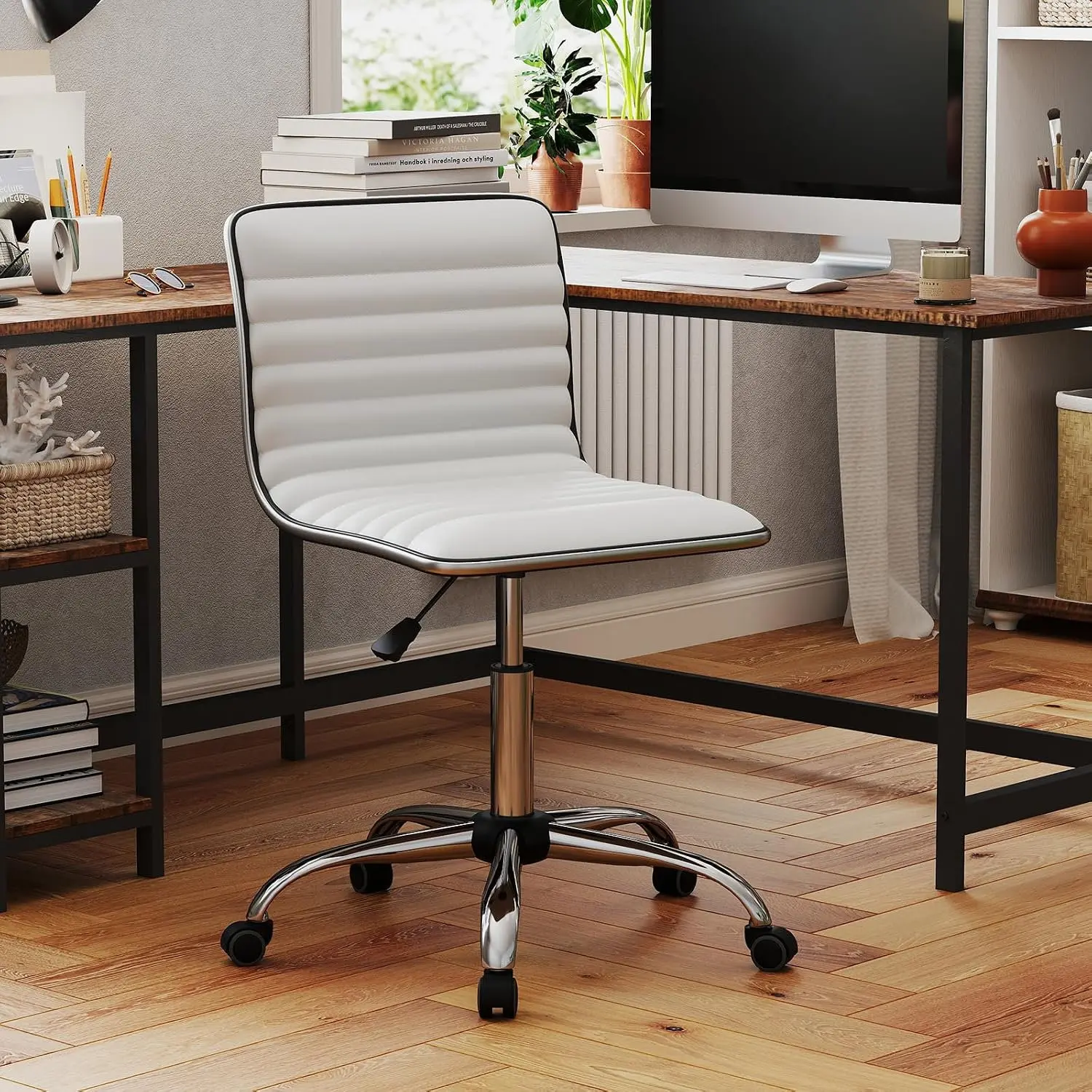 Офисное кресло Costway JV12154WH (White) - 4