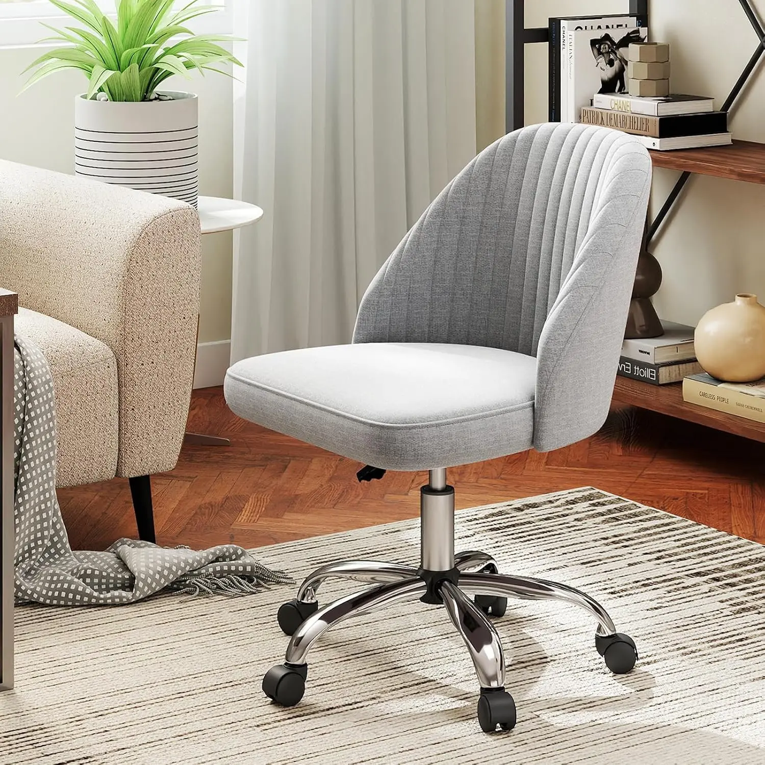 Офисное кресло Costway JV13116GR (Grey) - 4