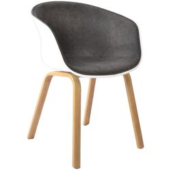 Стул DP Cortez-F (White/Grey) Thumb