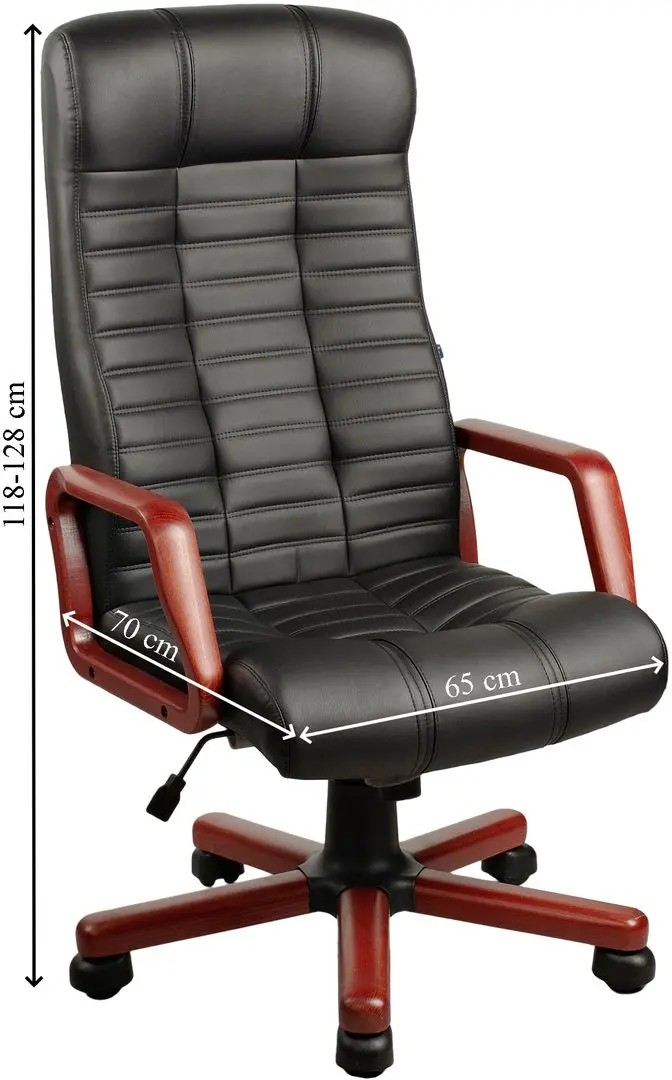 Fotoliu DP Atlant Extra Eco-30 (Black/Wood)