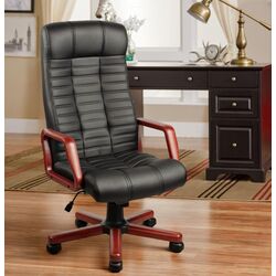 Fotoliu DP Atlant Extra Eco-30 (Black/Wood)