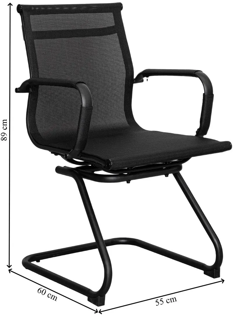 Fotoliu DP F-75L (Black) - 3