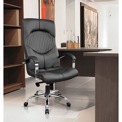 Кресло DP Germes Eco-30 (Black/Chrome)