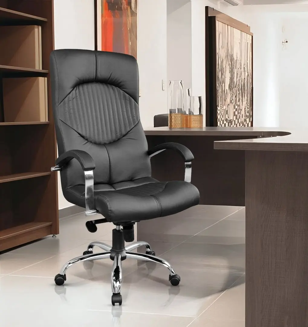 Кресло DP Germes Eco-30 (Black/Chrome)