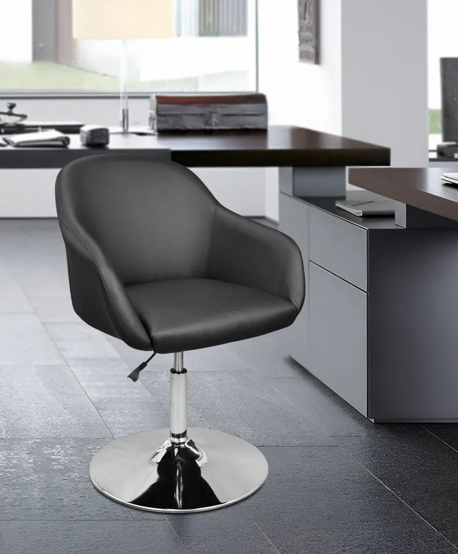 Fotoliu DP Wait 1S (Black/Chrome)