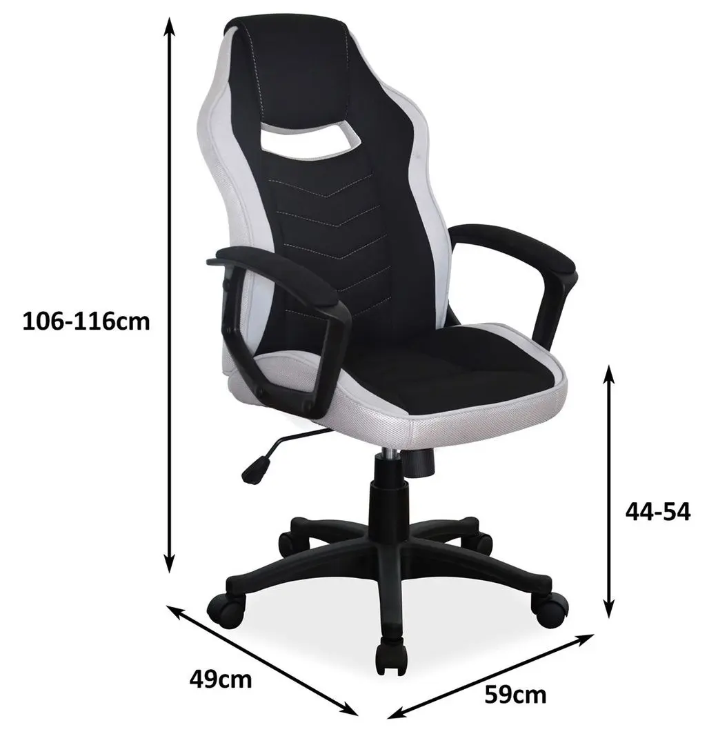 Кресло Signal Camaro (Black/Gray) - 3