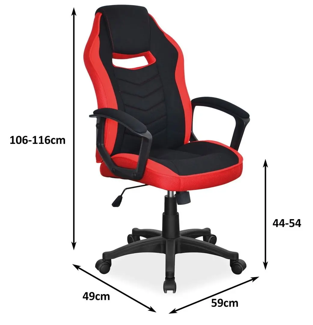 Fotoliu Signal Camaro (Black/Red)