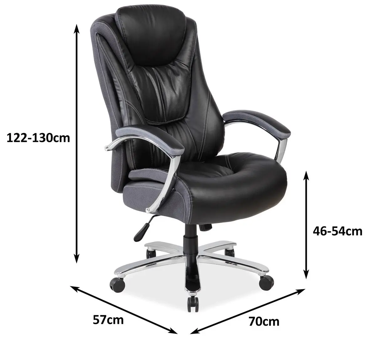 Fotoliu Signal Consul Leather (Black)