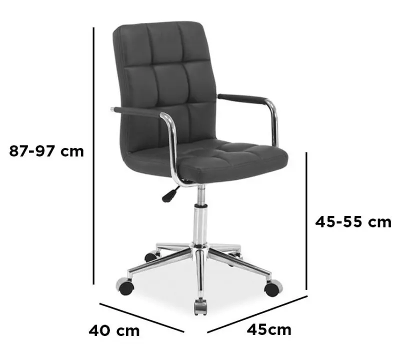 Fotoliu Signal Q-022 Leather (Black)