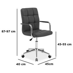 Fotoliu Signal Q-022 Leather (Gray) Thumb