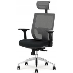 Fotoliu Halmar Admiral (Black/Gray) Thumb