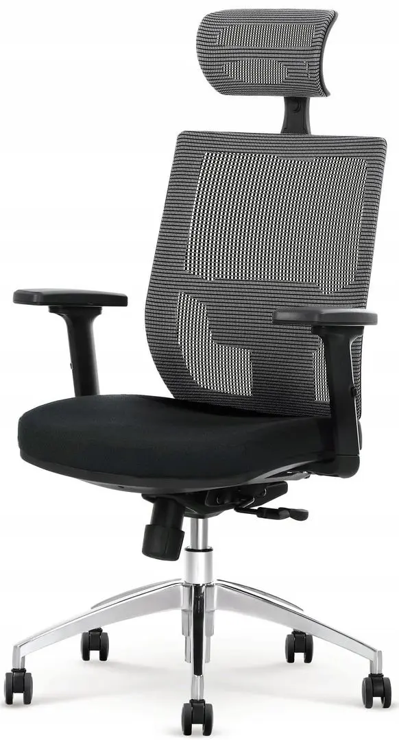 Fotoliu Halmar Admiral (Black/Gray)