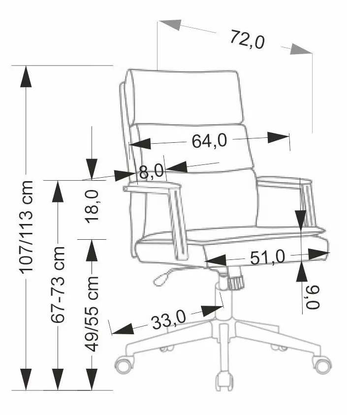 Fotoliu Halmar Adriano 2 (Light Grey/Black)