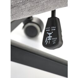 Fotoliu Halmar Adriano (Grey/Black) Thumb