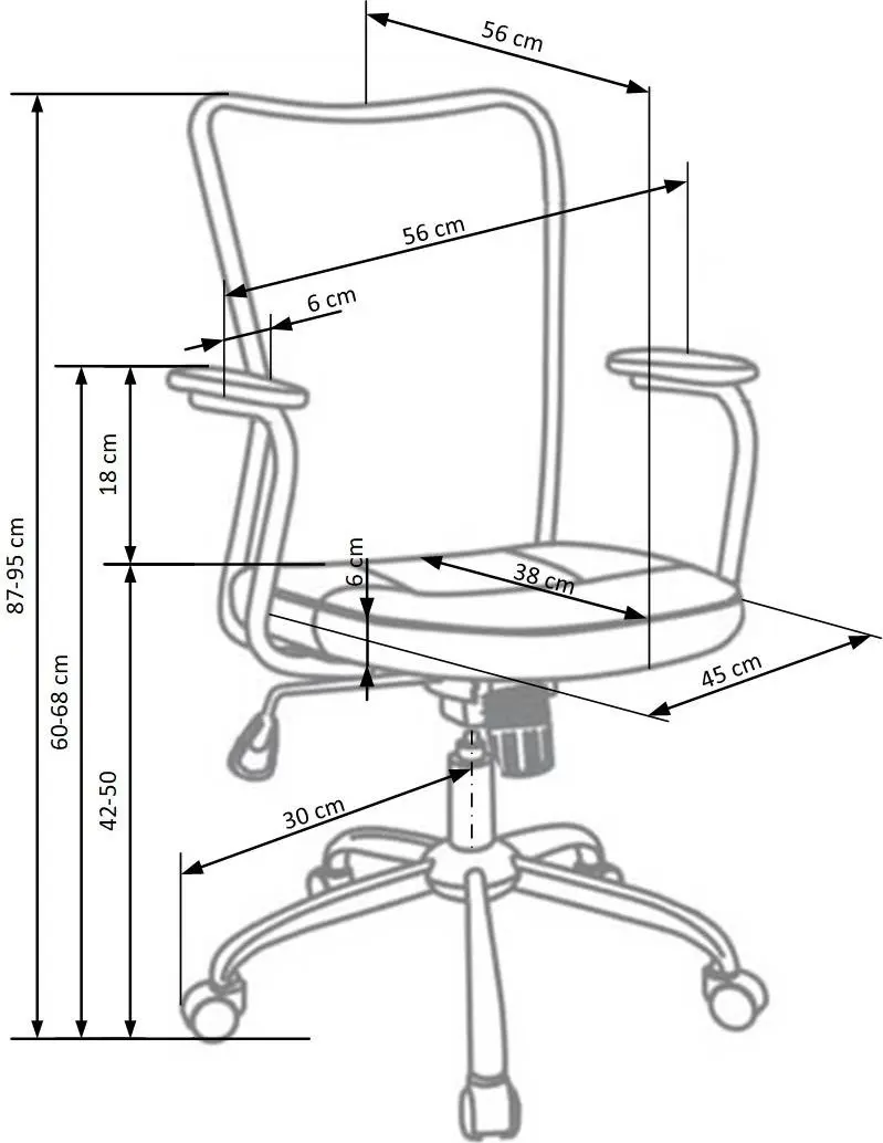 Fotoliu Halmar Andy (Gray/Black) - 2